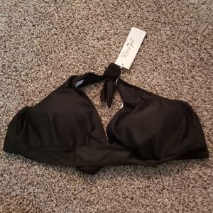 Rosegal black bikini top